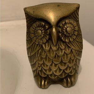 Decorative Brass Owl
